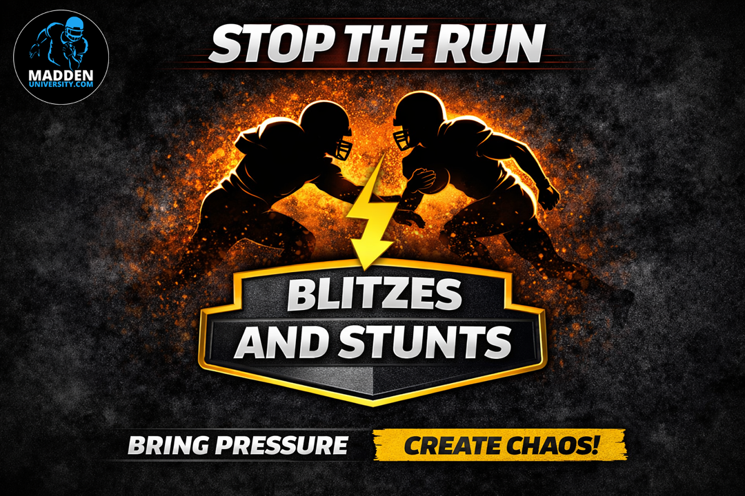 Stop the Run: Blitzes and Stunts